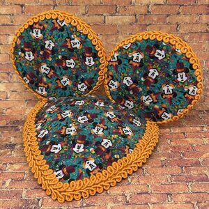 Disney Mickey and Minnie Halloween HANDMADE Mouse Ear Hat/ Fascinator Hat